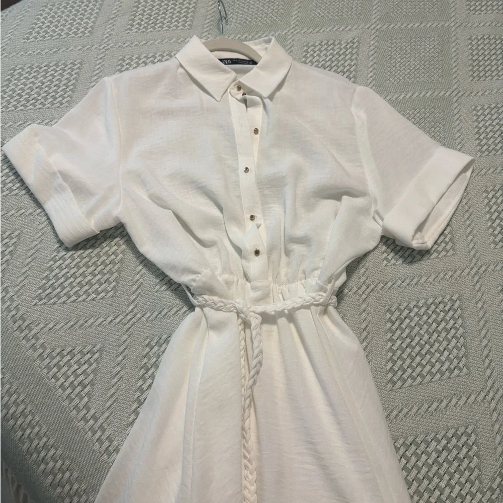 Zara White Dress - Picture 4 of 5